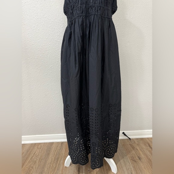 J.Crew V-neck smocked-waist dress in cotton poplin BR450 Size 18 NWT - Picture 5 of 10